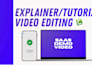 edit screencast explainer video for your saas product